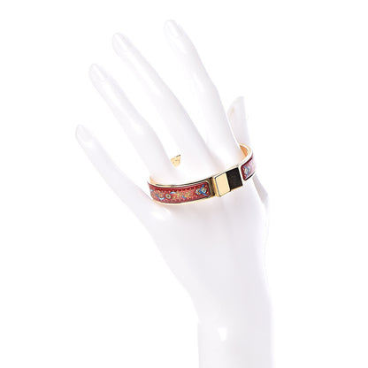 Hermes Enamel Printed Pilgrim Narrow Clic Clac 2 of 4