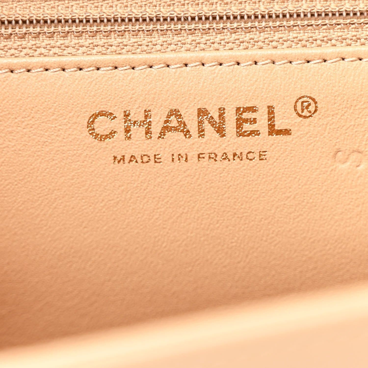 Chanel Calfskin Quilted Chevron In The City Bag Beige 6 of 11