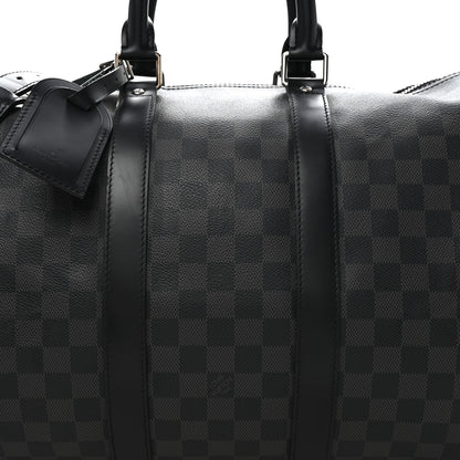 Louis Vuitton Damier Graphite Keepall Bandouliere 45 7 of 12