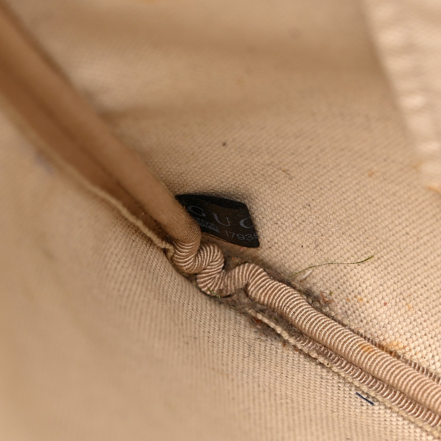 Gucci GG Plus Monogram Large Flat Messenger Bag Beige Blue 8 of 13