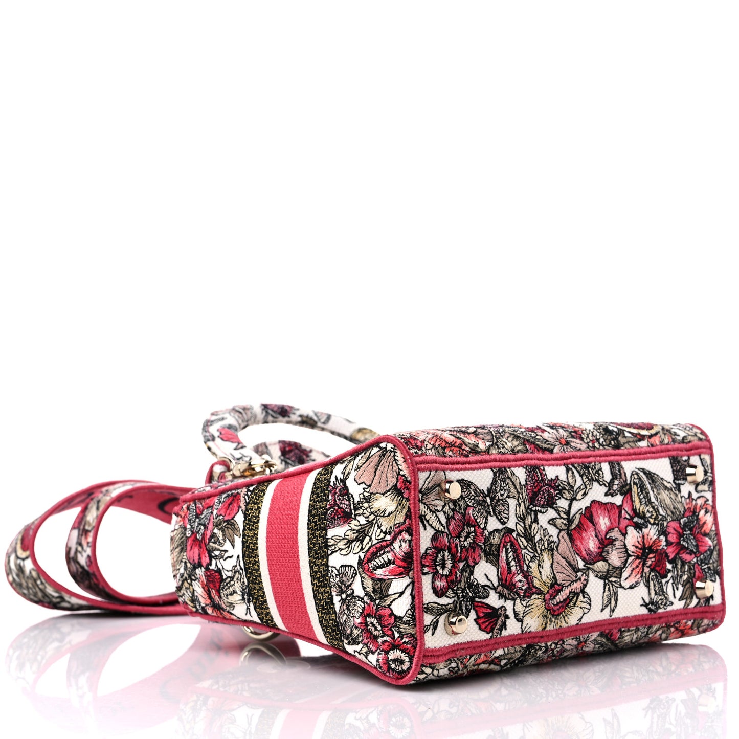 Canvas Embroidered Butterfly Print Medium Lady D-Lite Multicolor