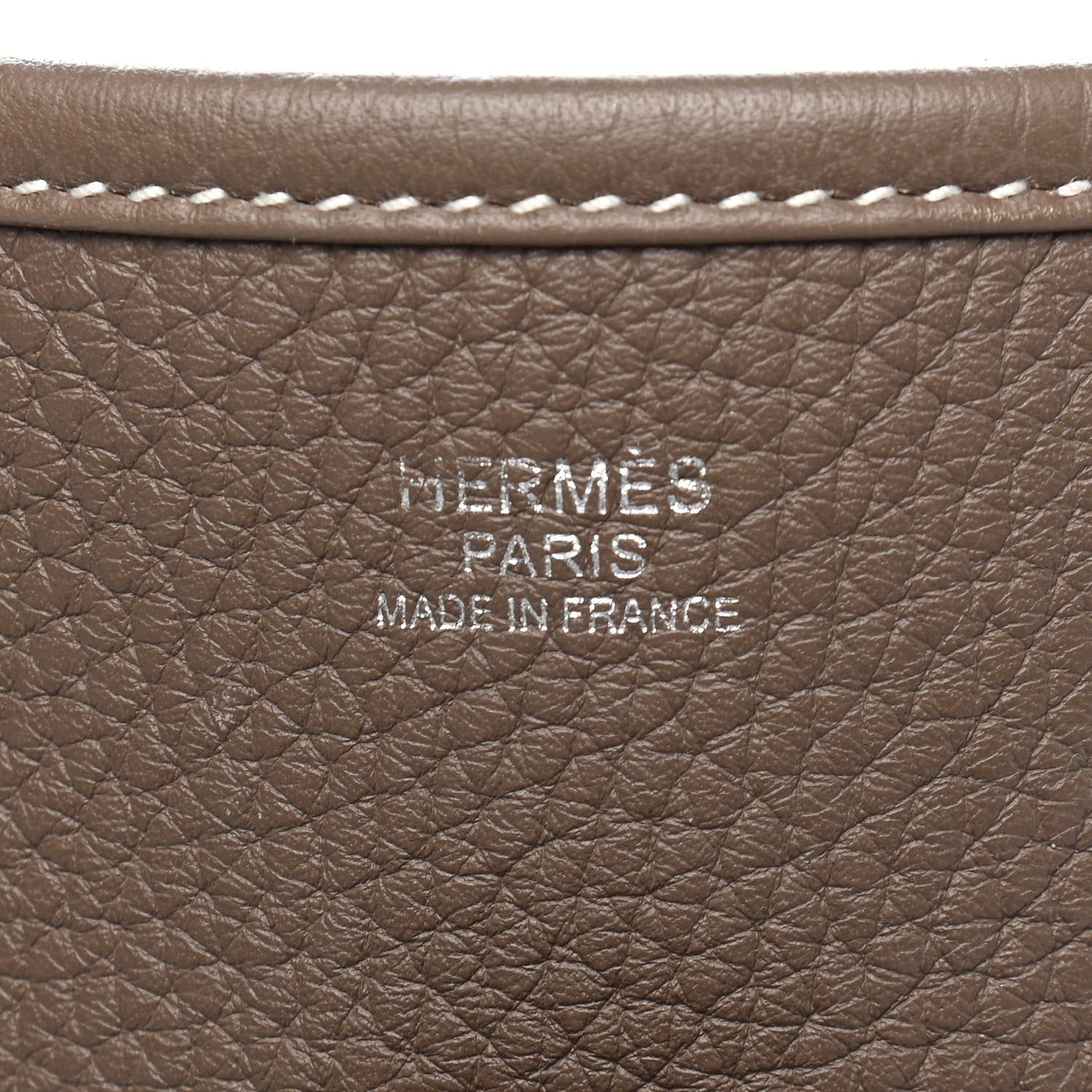 Hermes Taurillon Clemence Evelyne III PM Etoupe 6 of 9