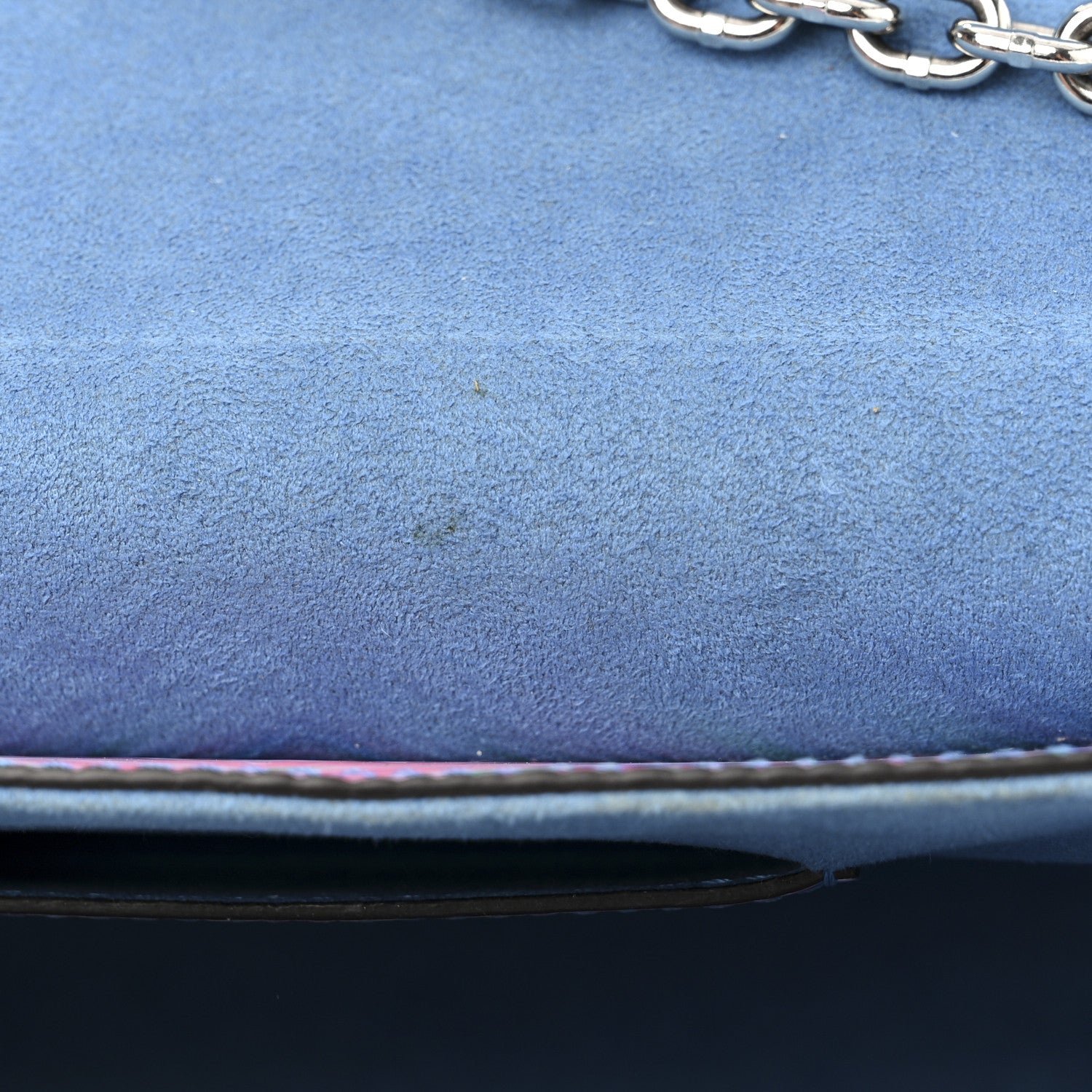 Louis Vuitton Epi Tropical Twist Shoulder Bag MM Blue Rose 11 of 13