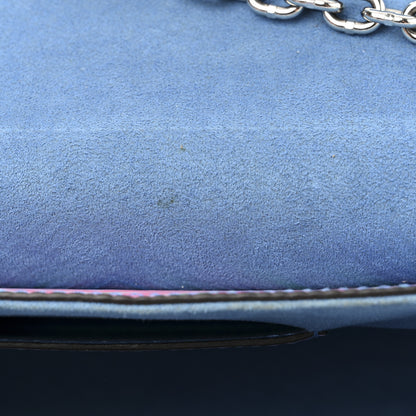 Louis Vuitton Epi Tropical Twist Shoulder Bag MM Blue Rose 11 of 13