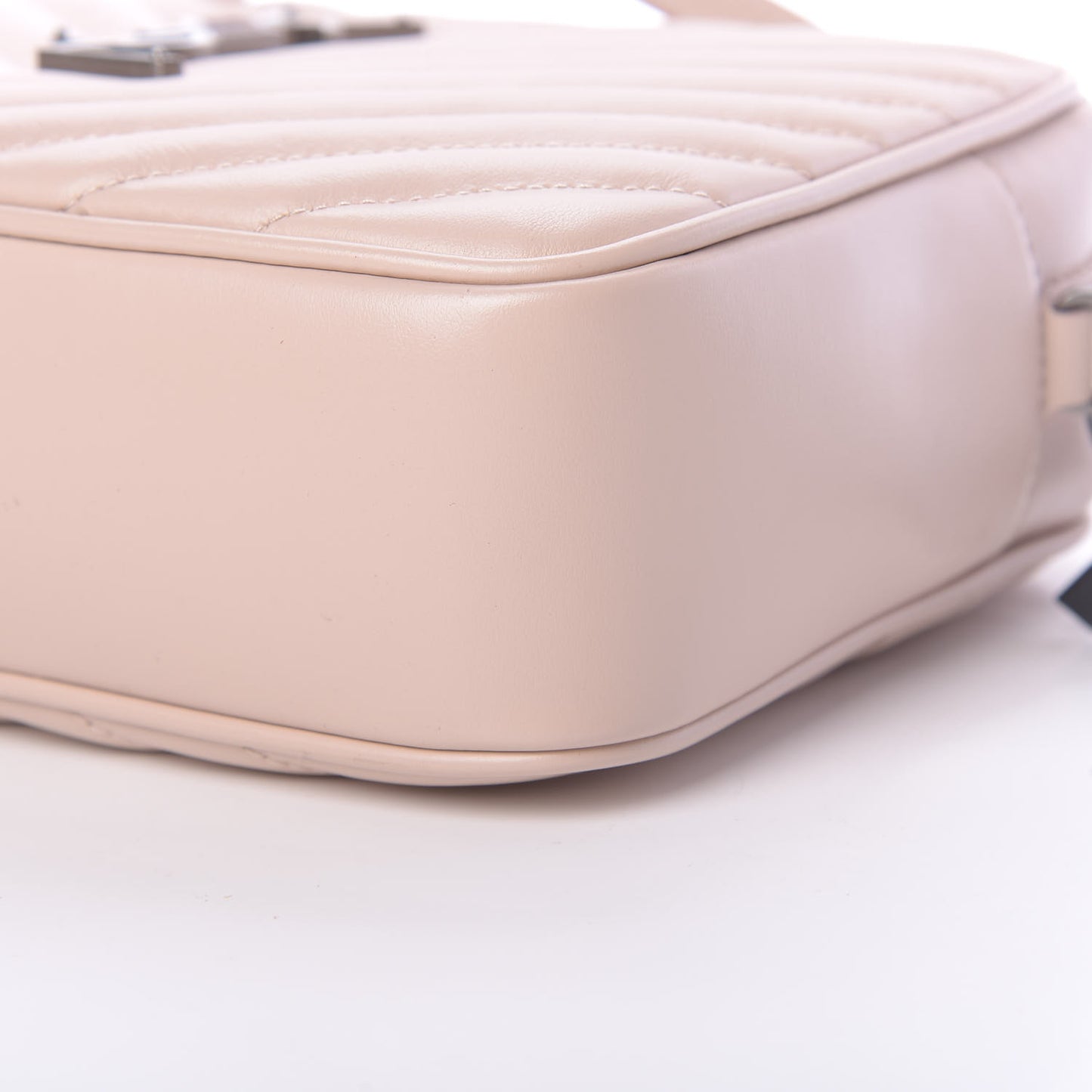 Calfskin Matelasse Monogram Lou Camera Bag Marble Pink