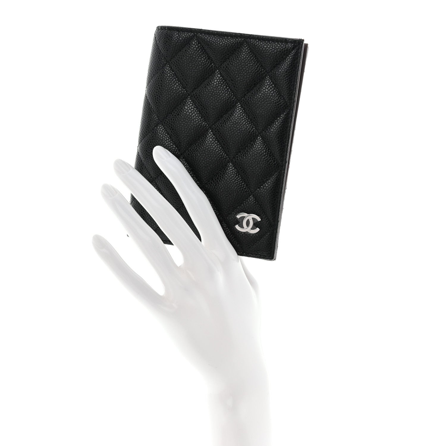 Chanel Caviar Quilted Passport Holder Black 2 of 8