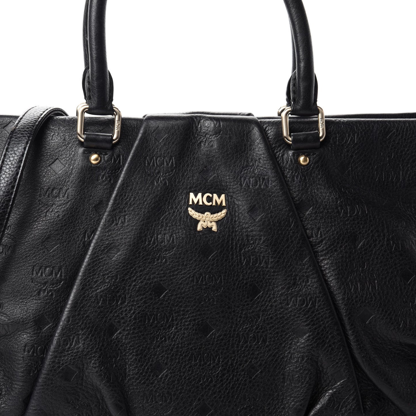 Calfskin Ottomar Monogram Tote Black