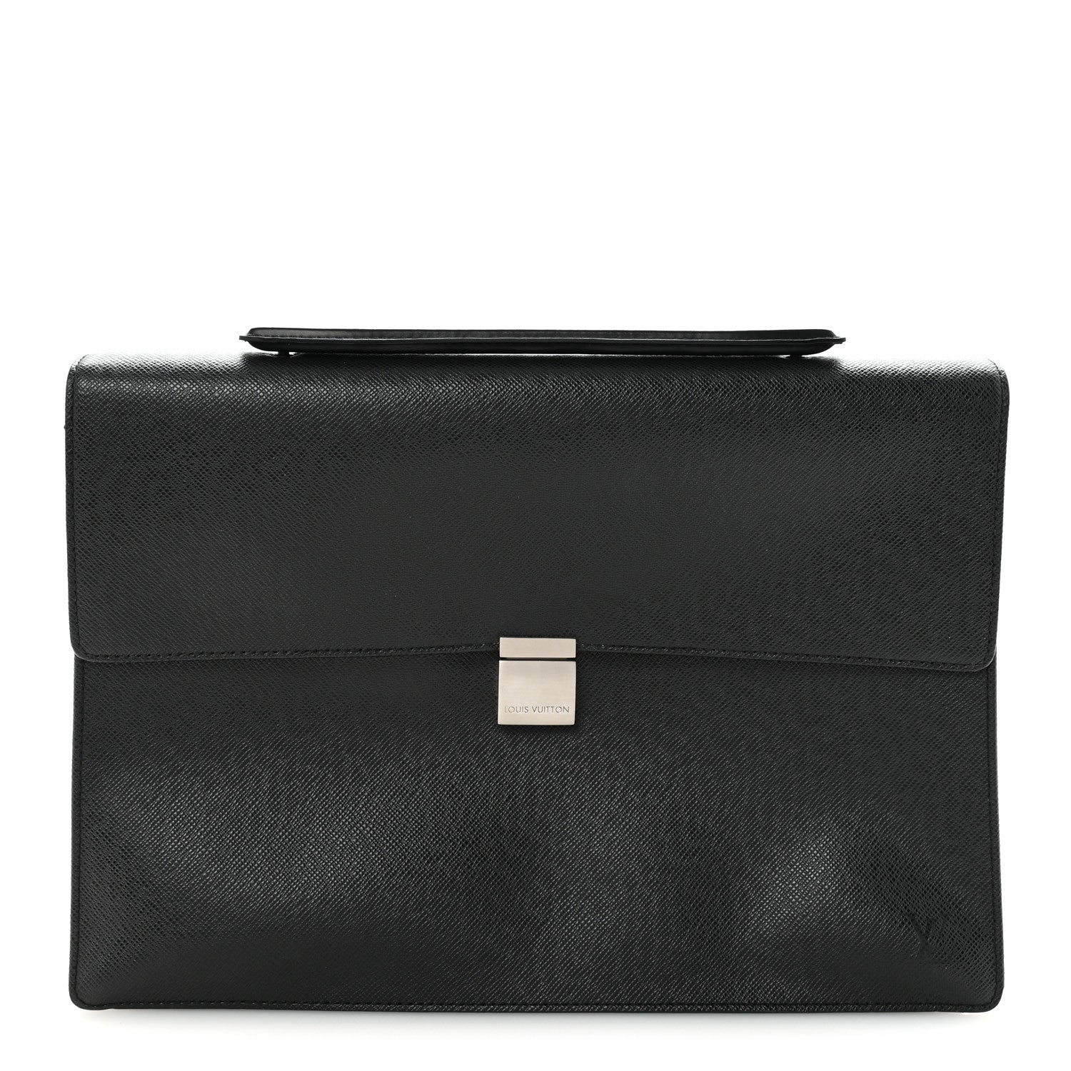 Louis Vuitton Taiga Angara Briefcase Black 1 of 9