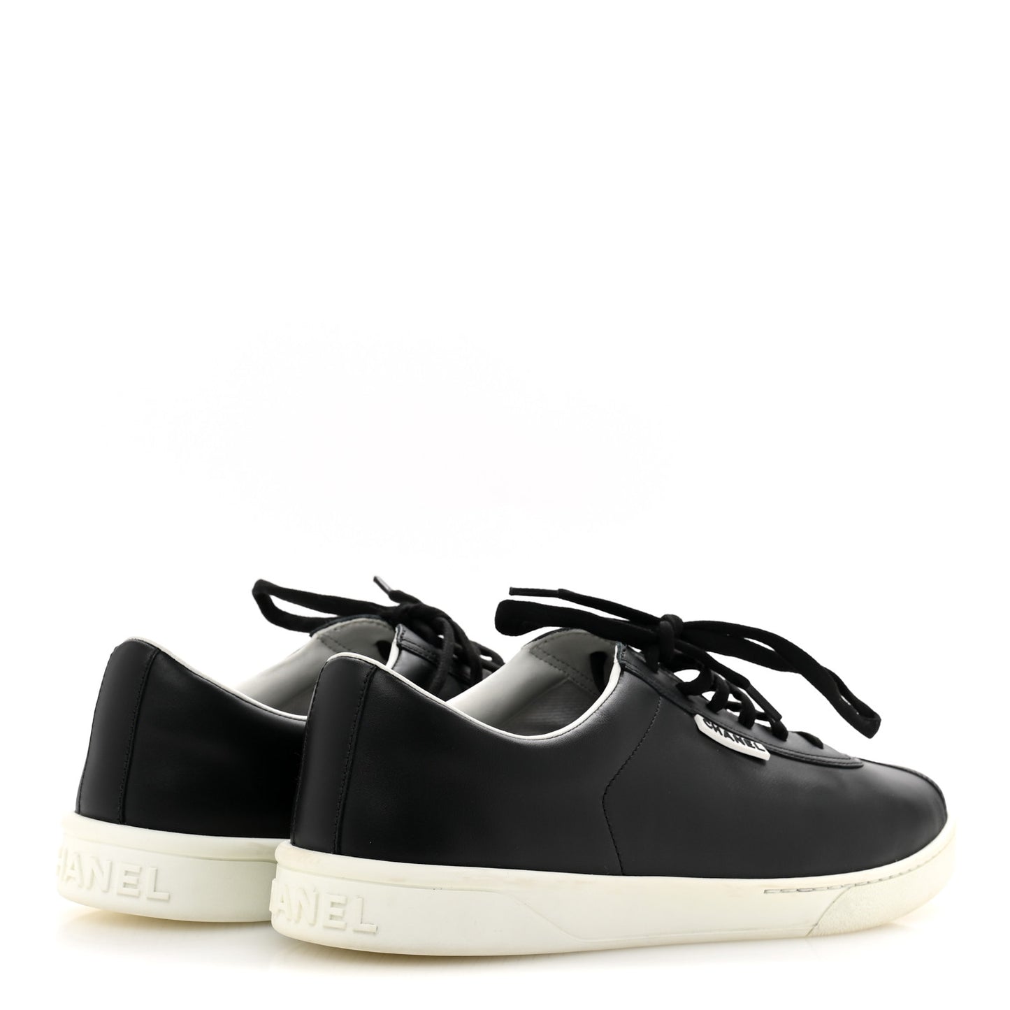 Calfskin CC Mens Sneakers 44 Black