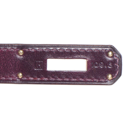 Hermes Box Bi-Color Birkin 30 Raisin Cyclamen 10 of 26