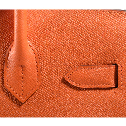 Hermes Epsom Birkin 30 Orange 15 of 22