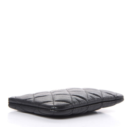Chanel Caviar Quilted Small Cosmetic Case Black 4 of 8