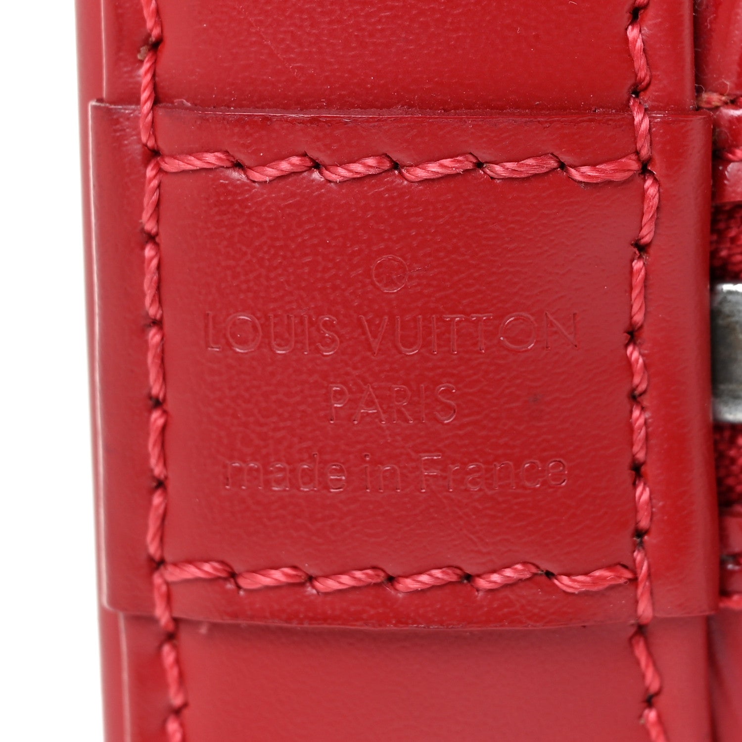 Louis Vuitton Epi Alma BB Carmine 6 of 20