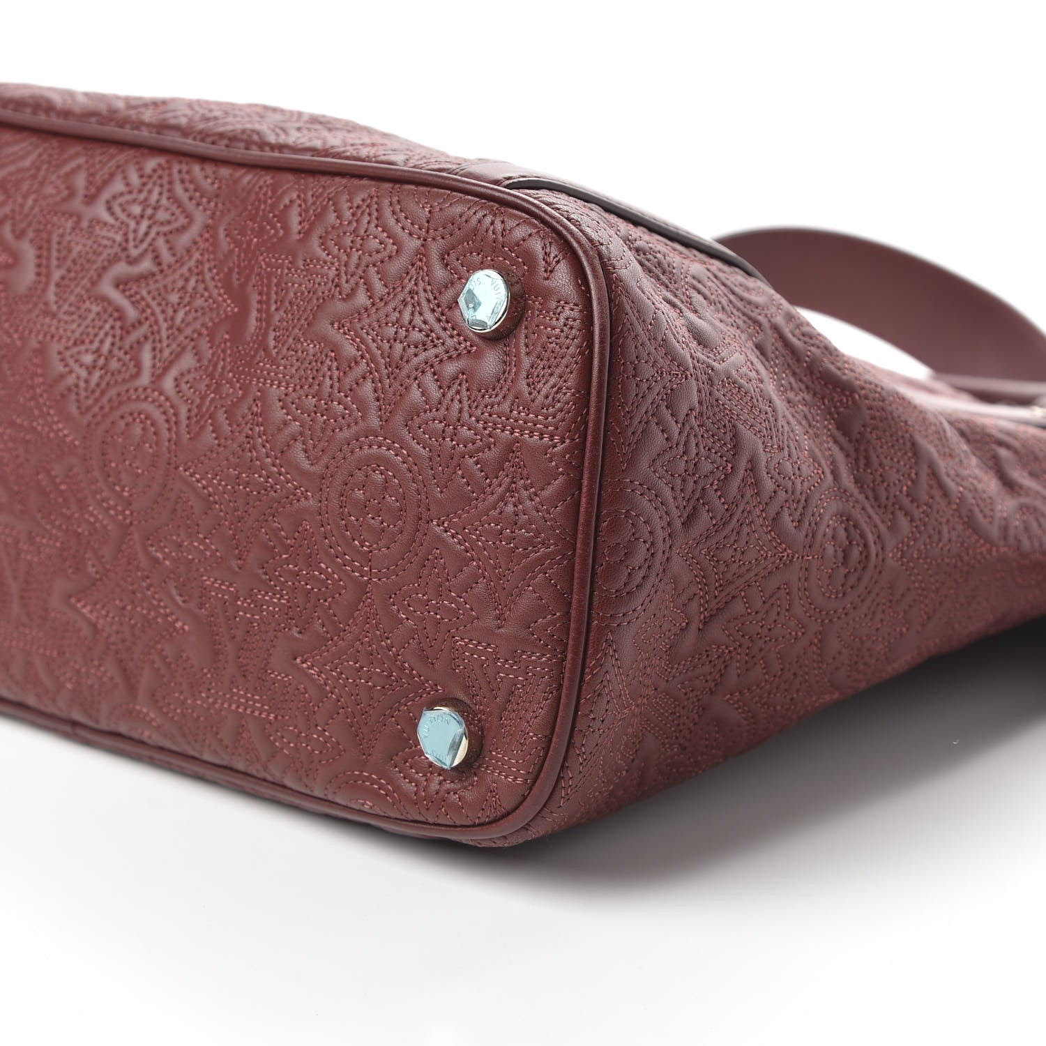 Louis Vuitton Monogram Lambskin Antheia Ixia MM Fuchsia 8 of 10