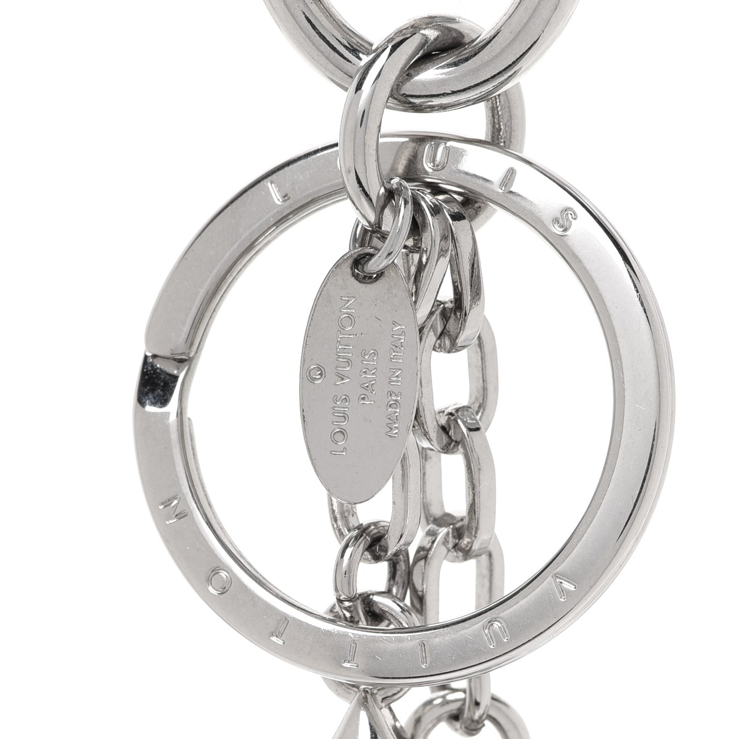 Twist Bag Charm Key Holder White