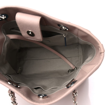 Chanel Glazed Calfskin Mini Deauville Tote Light Pink 5 of 12