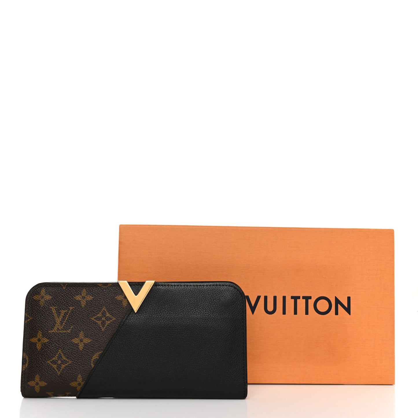 Monogram Calfskin Kimono Wallet Black