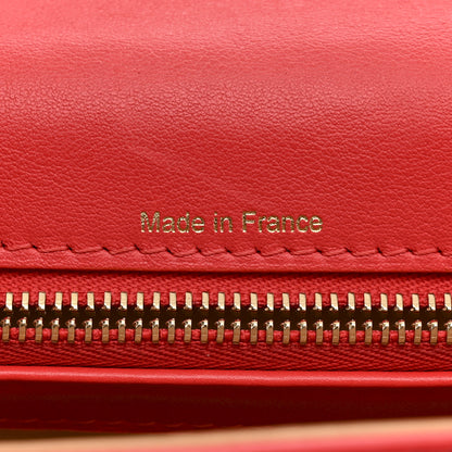 Delvaux Calfskin MM Tempete Satchel Coral 8 of 13
