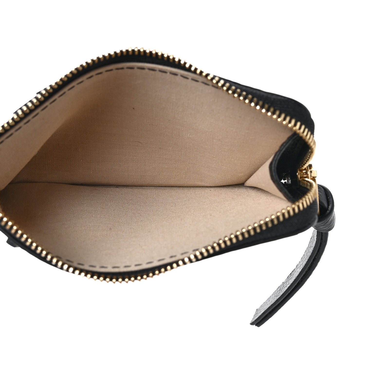 Chloe Grained Calfskin Alphabet Purse Wallet Black 5 of 6