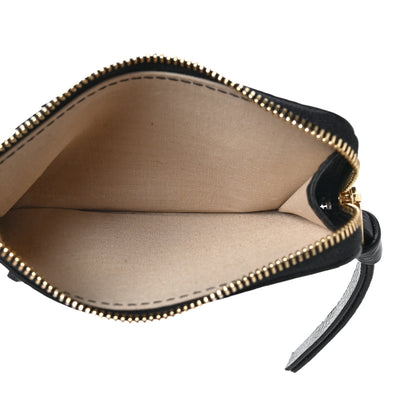 Chloe Grained Calfskin Alphabet Purse Wallet Black 5 of 6
