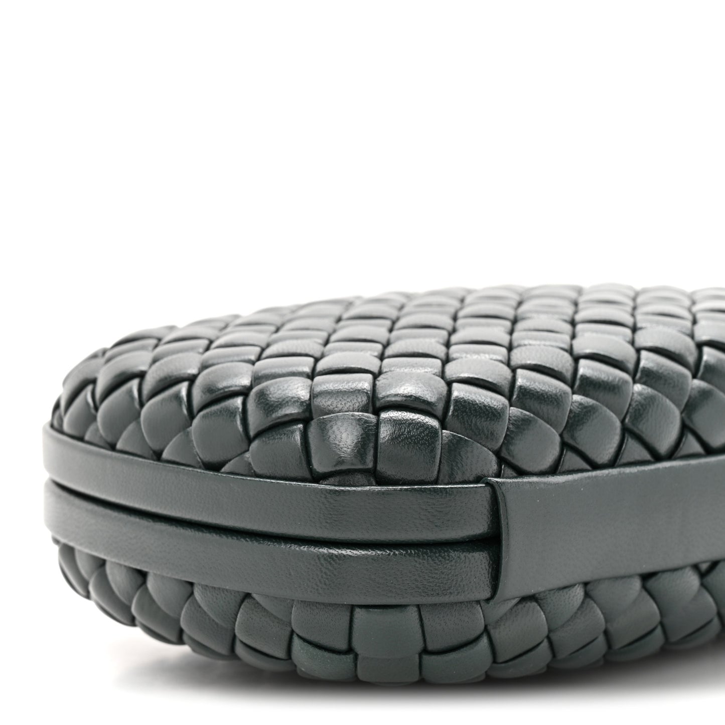 Nappa Intrecciato Knot Clutch Inkwell