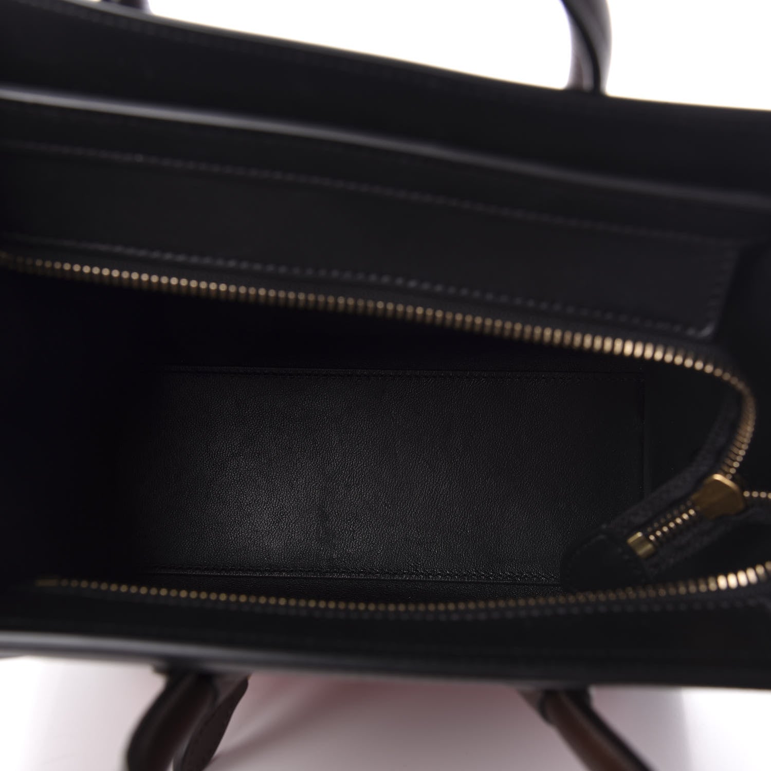 Celine Calfskin Bullhide Nano Tri-Color Luggage Bright Red 5 of 9