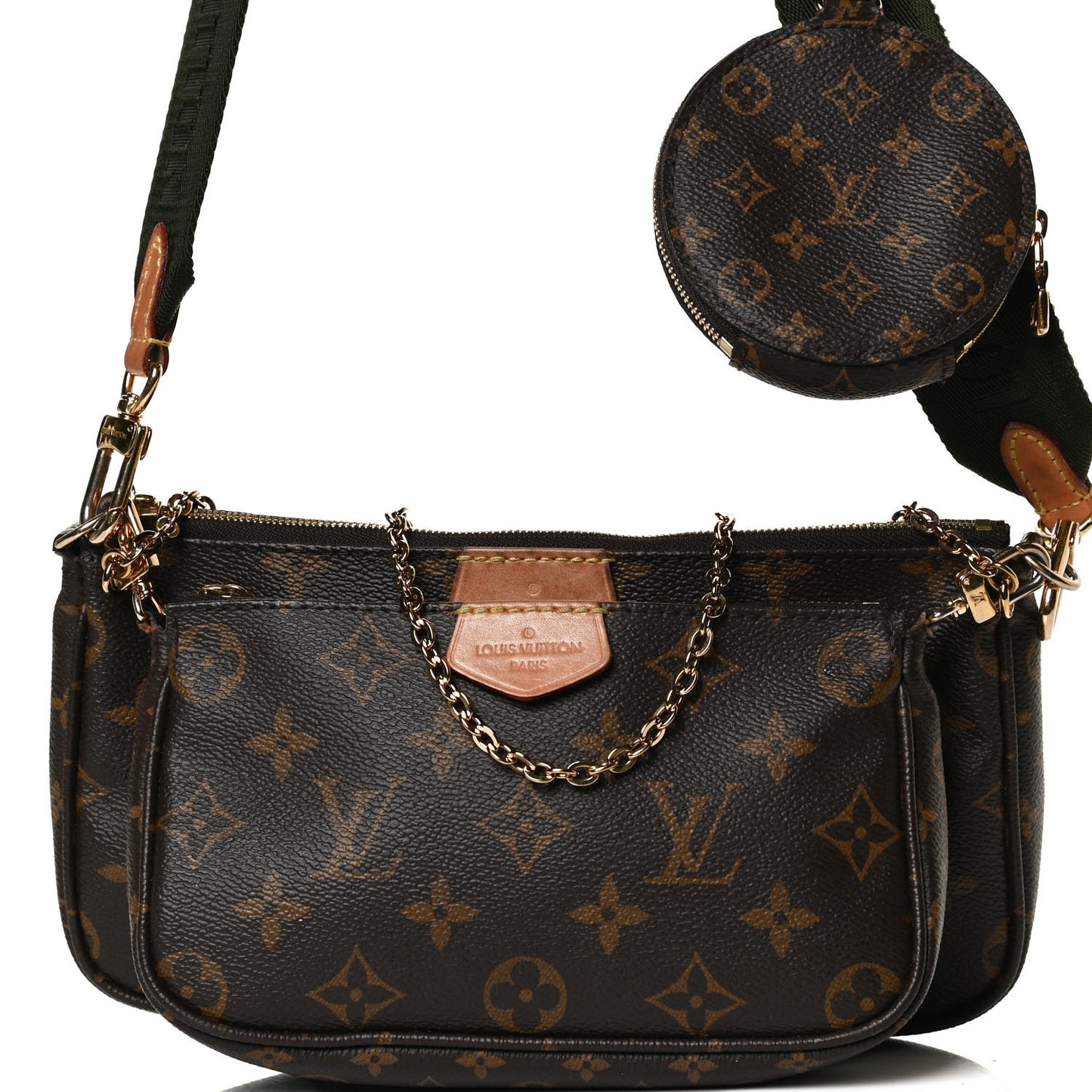Monogram Multi Pochette Accessories Kaki