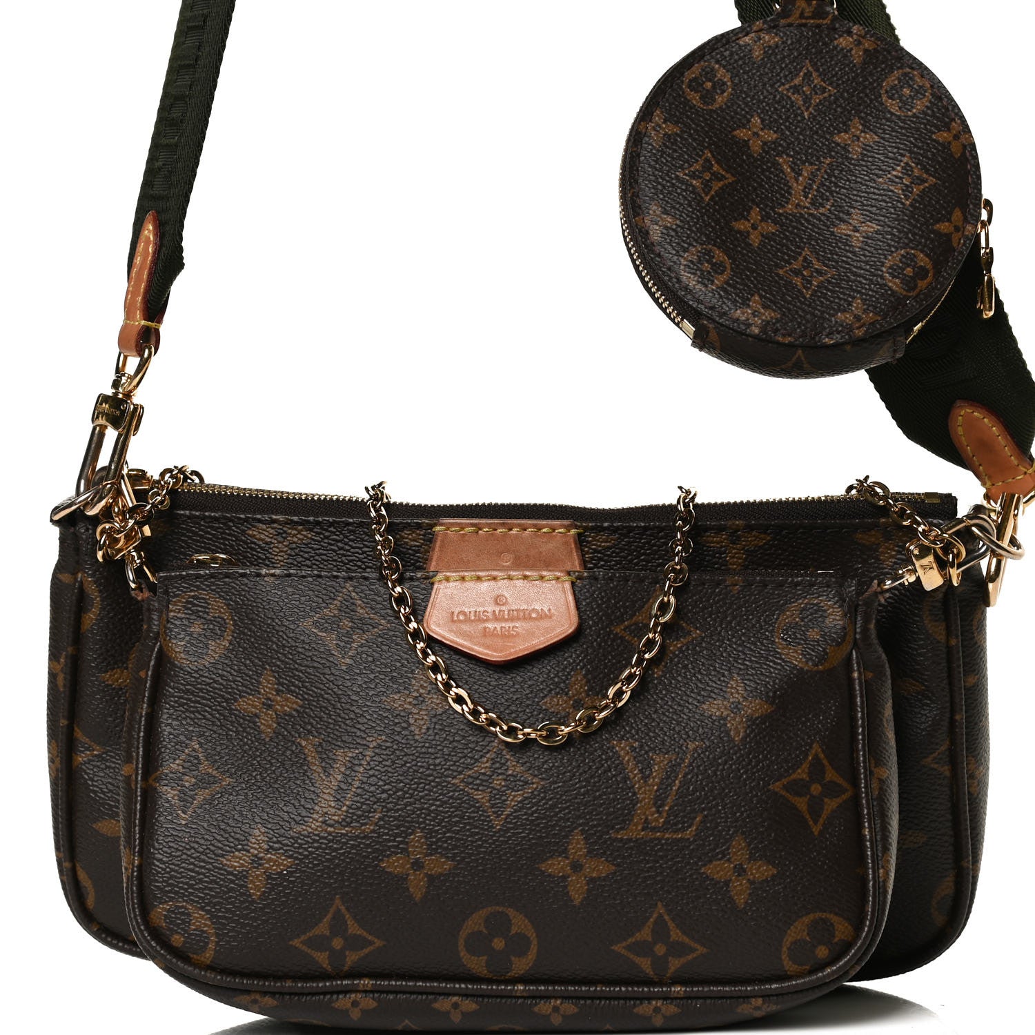 Louis Vuitton Monogram Multi Pochette Accessories Kaki 8 of 13