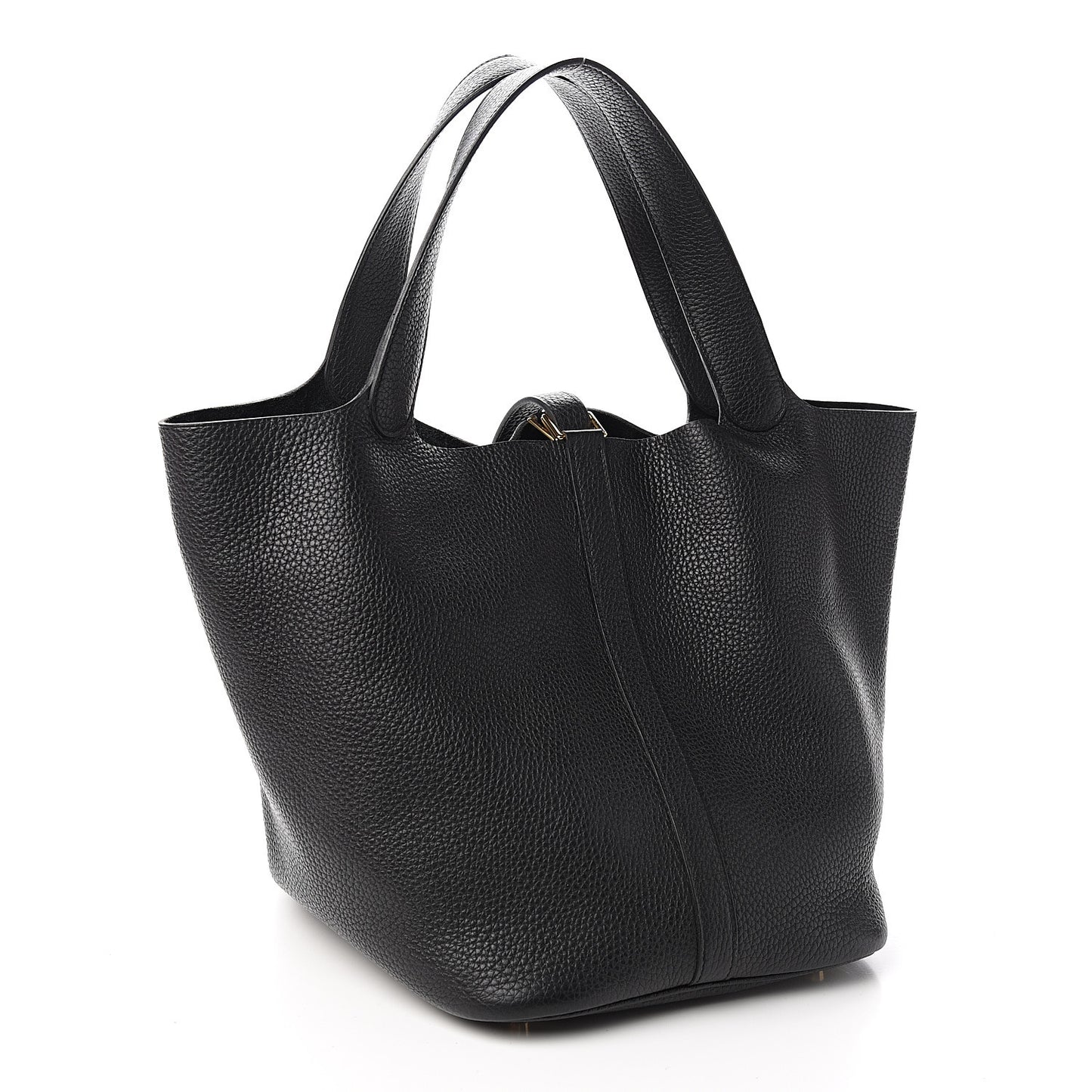 Taurillon Clemence Picotin Lock 26 GM Black