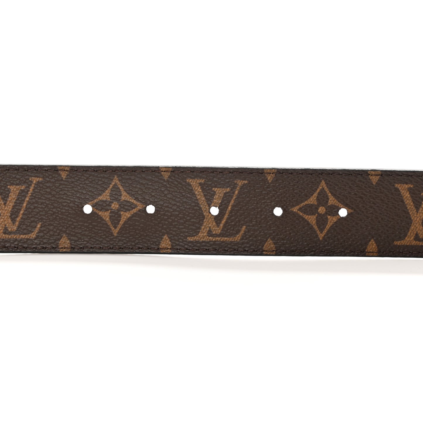 Monogram Epi 35mm LV Circle Reversible Belt 75 30 Black