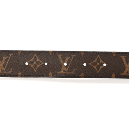 Louis Vuitton Monogram Epi 35mm LV Circle Reversible Belt 75 30 Black 3 of 10