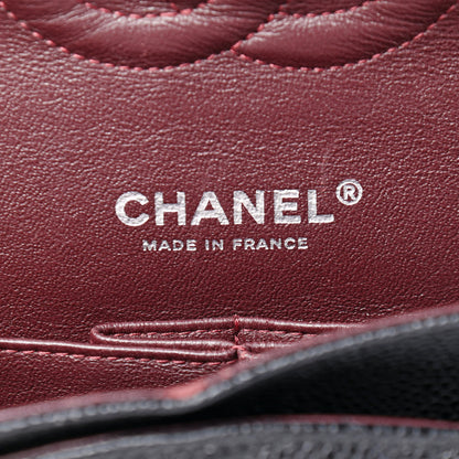 Chanel Caviar Quilted Medium Double Flap Black 6 of 9