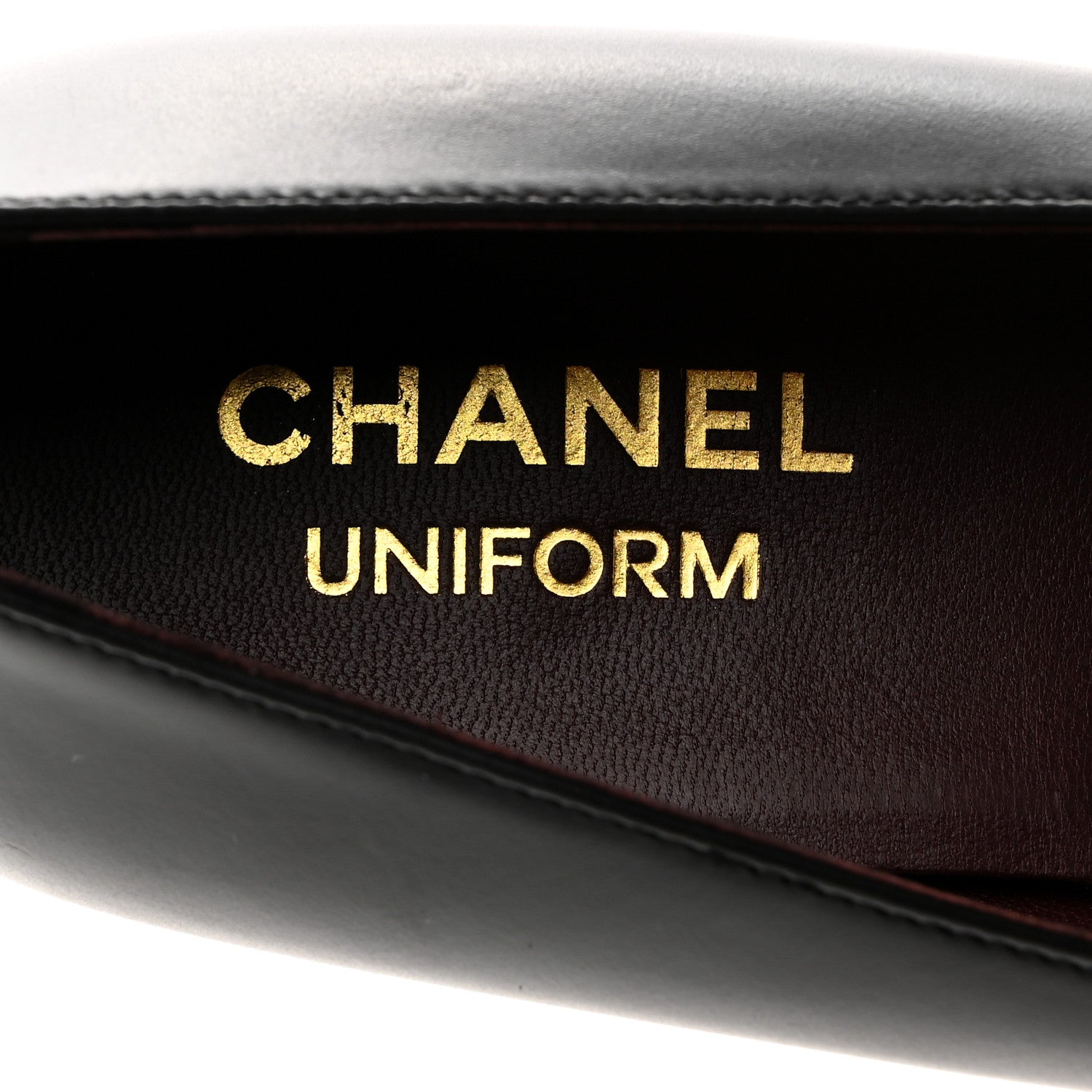 Chanel Lambskin Cap Toe Ballerina Flats 38.5 Black 6 of 8