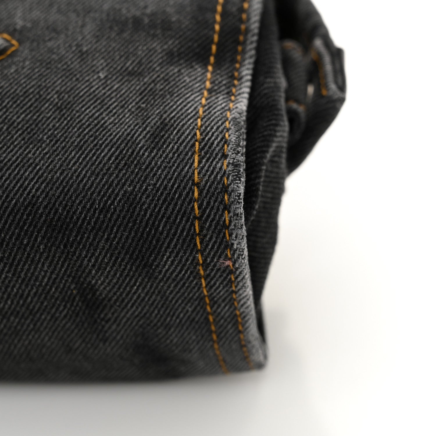 Telfar Denim Small Shopping Bag Black 10 of 10