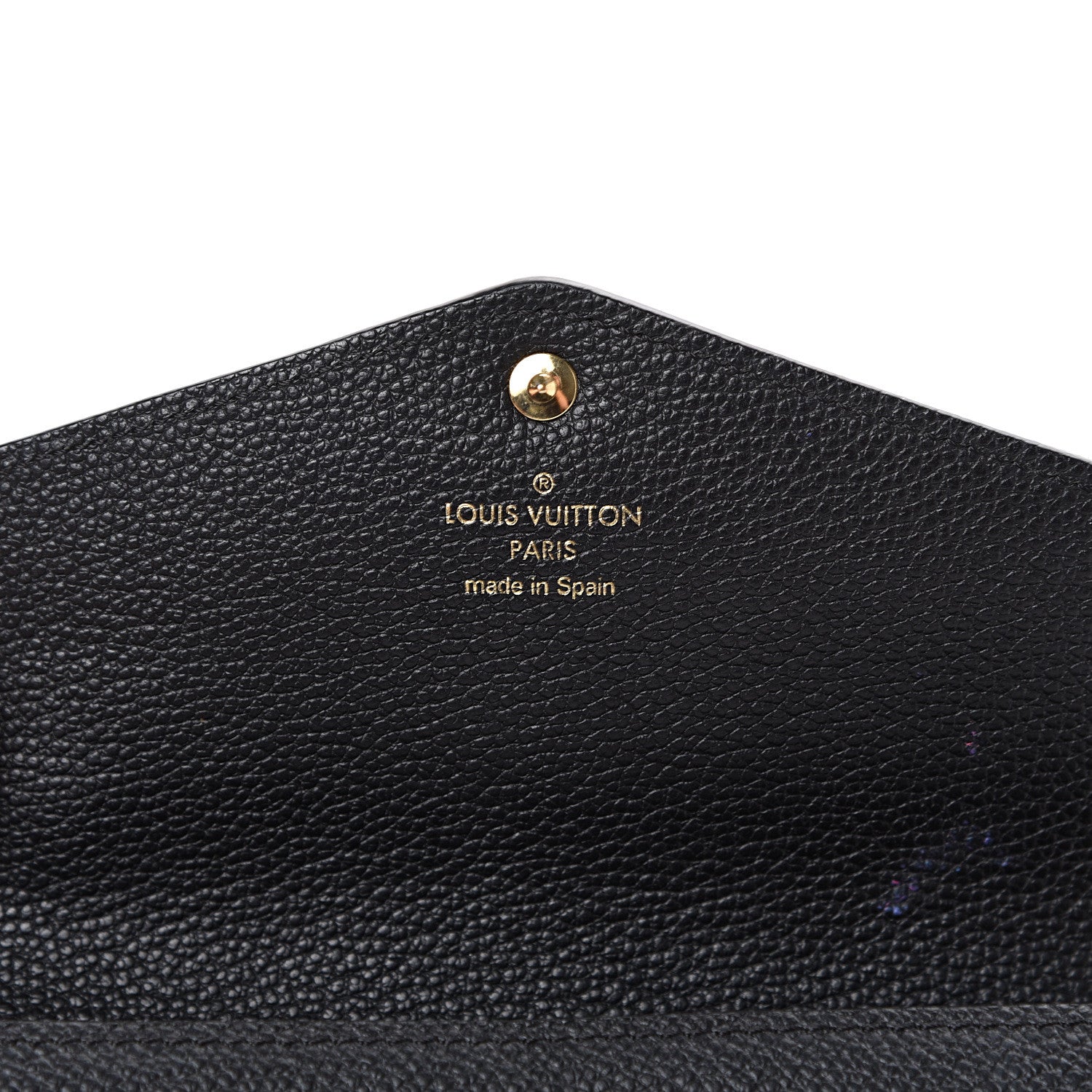 Louis Vuitton Empreinte Sarah Wallet NM Black 5 of 9