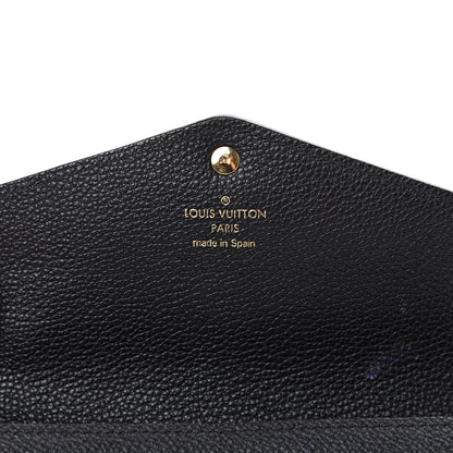 Louis Vuitton Empreinte Sarah Wallet NM Black 5 of 9