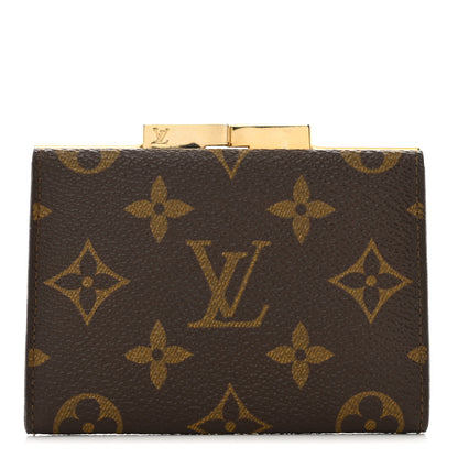 Louis Vuitton Monogram French Kiss Lock Coin Purse 1 of 7