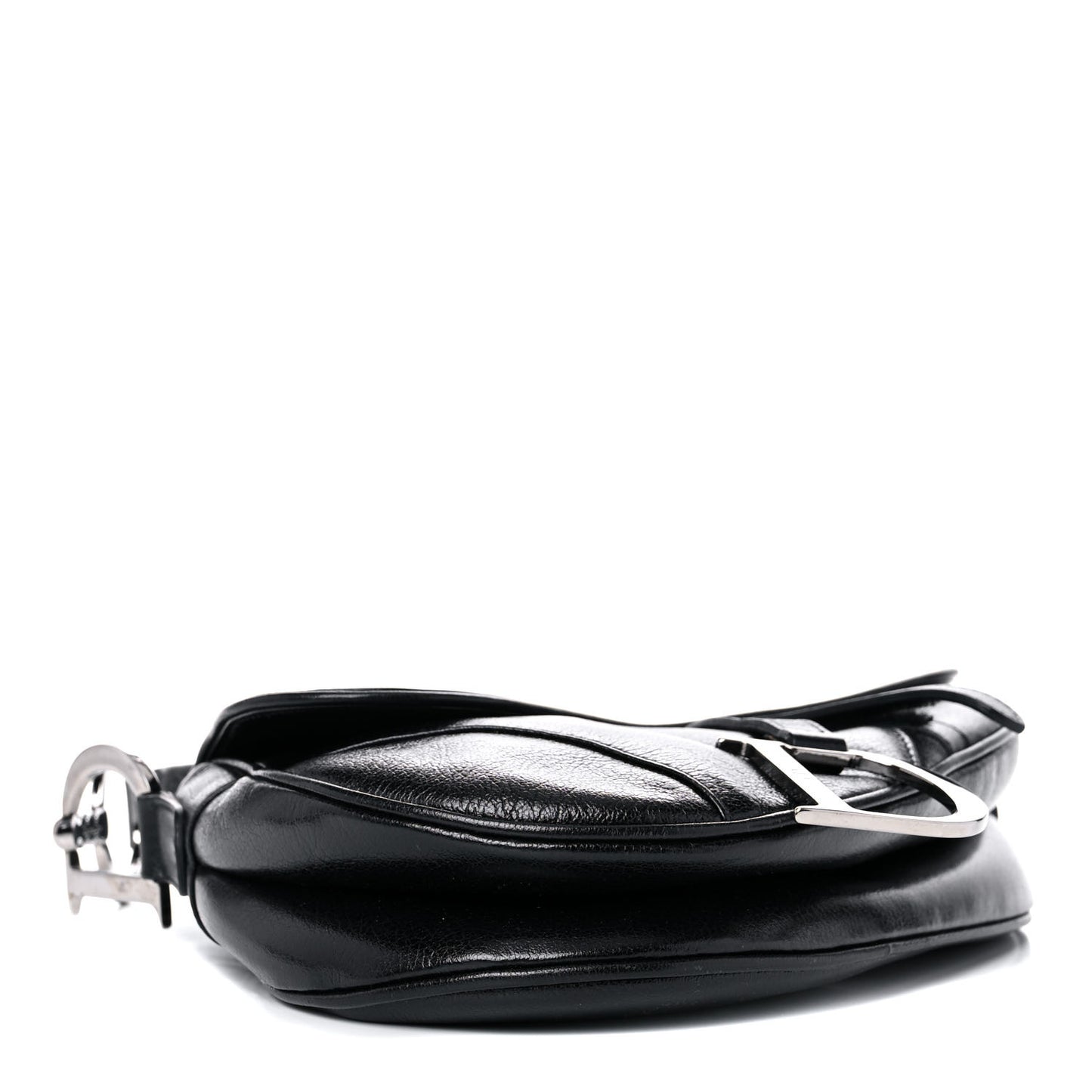 Calfskin Saddle Bag Black