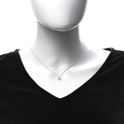 Tiffany 18K Yellow Gold Platinum Diamond Cruciform Cross Pendant Necklace 2 of 6