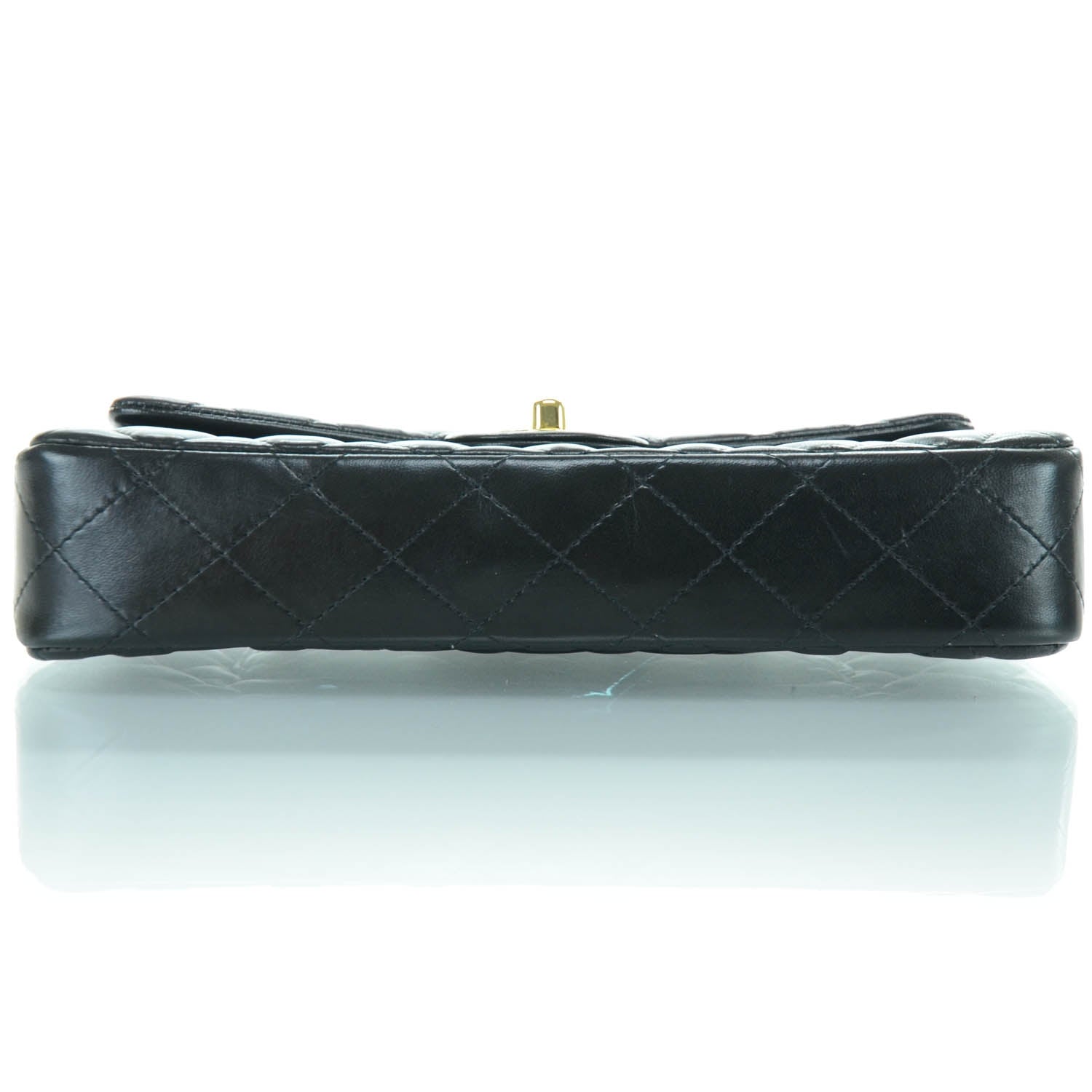 Chanel Lambskin Quilted East West Flap Black 6 of 12