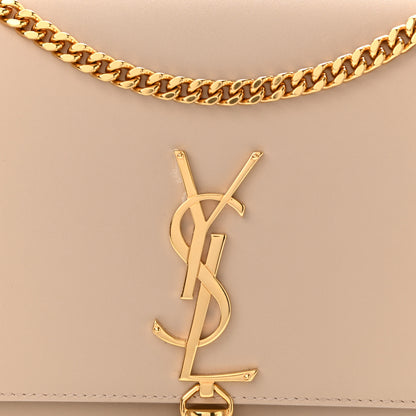 Saint Laurent Smooth Calfskin Medium Classic Monogram Kate Tassel Satchel Nude Powder 9 of 16