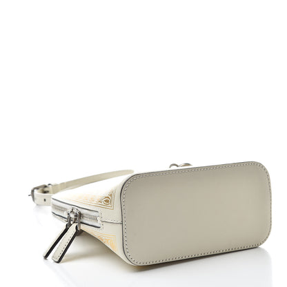Gucci X SEGA Calfskin GUCCY Stars Mini Dome Shoulder Bag Mystic White Gold 4 of 10