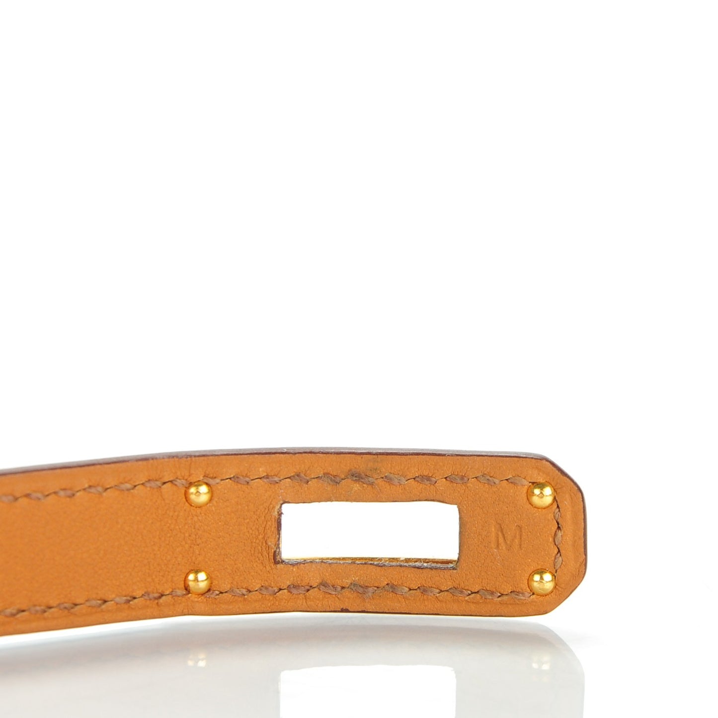 Natural Barenia Kelly Double Tour Bracelet Medium