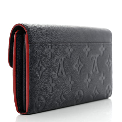 Louis Vuitton Empreinte Sarah Wallet NM Marine Rouge 3 of 11