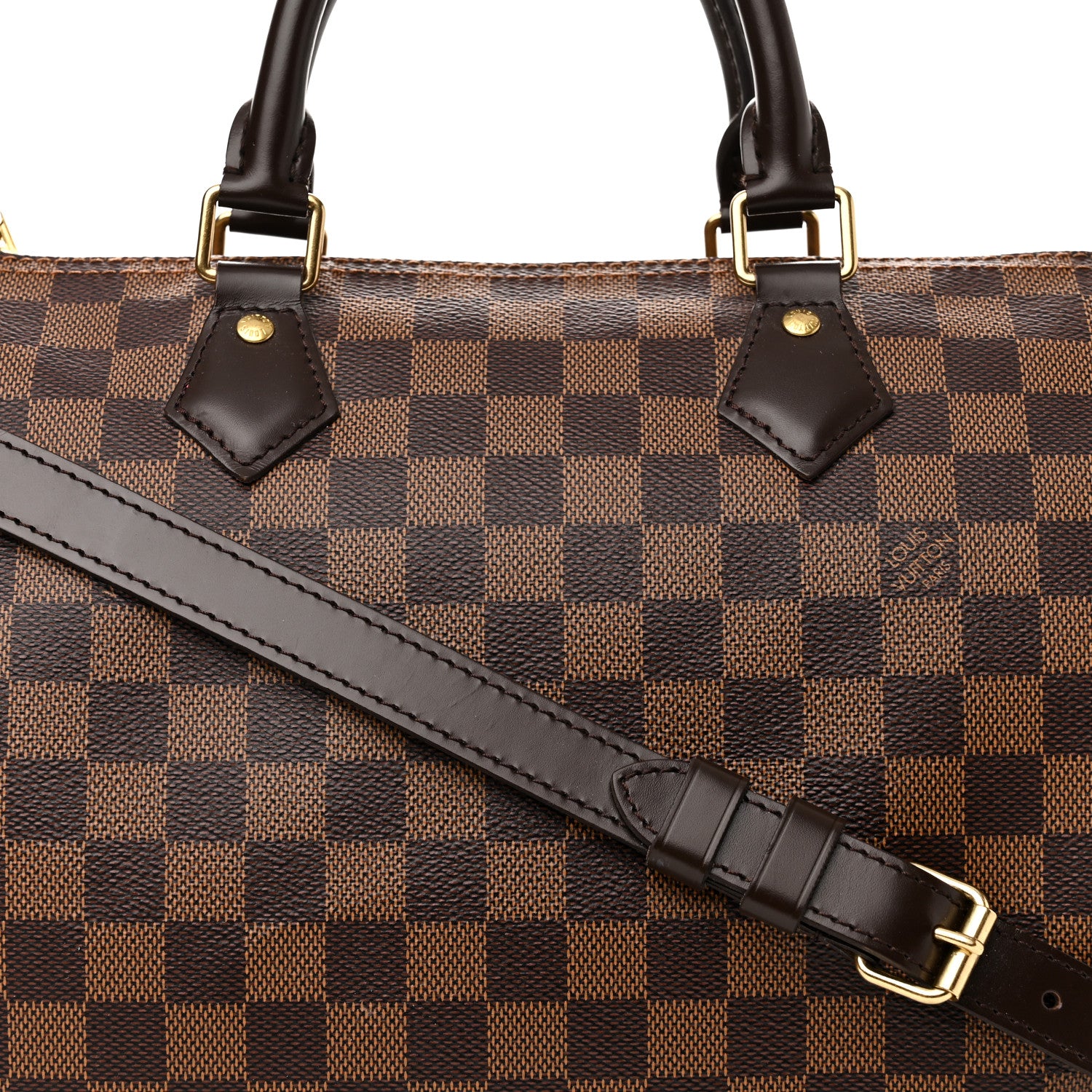 Louis Vuitton Damier Ebene Speedy Bandouliere 30 8 of 11
