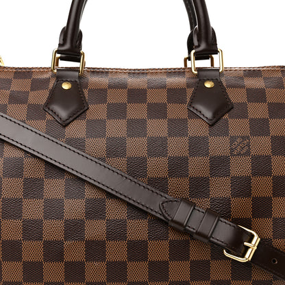 Louis Vuitton Damier Ebene Speedy Bandouliere 30 8 of 11