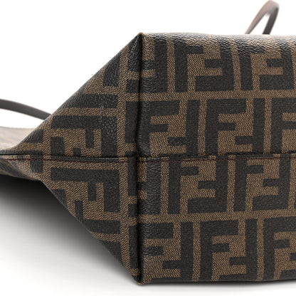 Fendi Zucca Spalmati Medium Roll Tote Tobacco Moro 8 of 9