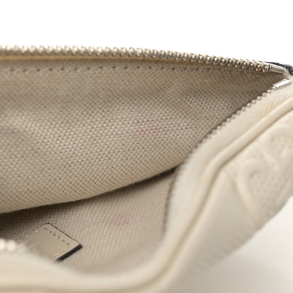 Gucci Calfskin GG Tennis Embossed Belt Bag Mystic White 11 of 11