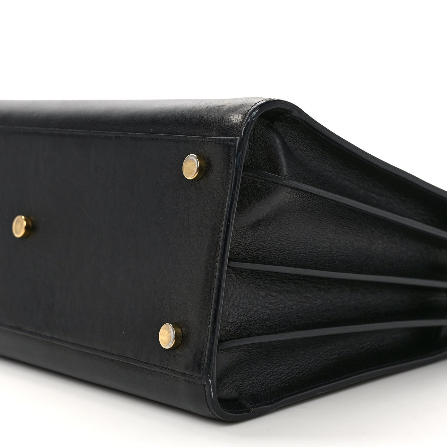 Calfskin Small Sac De Jour Black