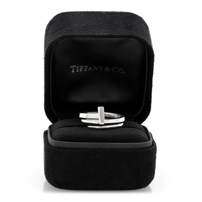Tiffany Sterling Silver T Square Wrap Ring 50 5.5 5 of 5